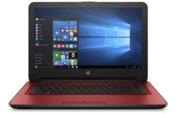 HP 14 inch Intel Celeron 4GB 500GB Laptop - Red